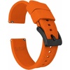 image:imageBARTON Elite FKM Rubber Watch Bands  Quick Release  Choose Strap Color amp Buckle Color  20mm or 22mm Watch StrapsPumpkin Orange  Black PVD Buckle
