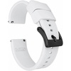 image:imageBARTON Elite FKM Rubber Watch Bands  Quick Release  Choose Strap Color amp Buckle Color  20mm or 22mm Watch StrapsWhite  Black PVD Buckle
